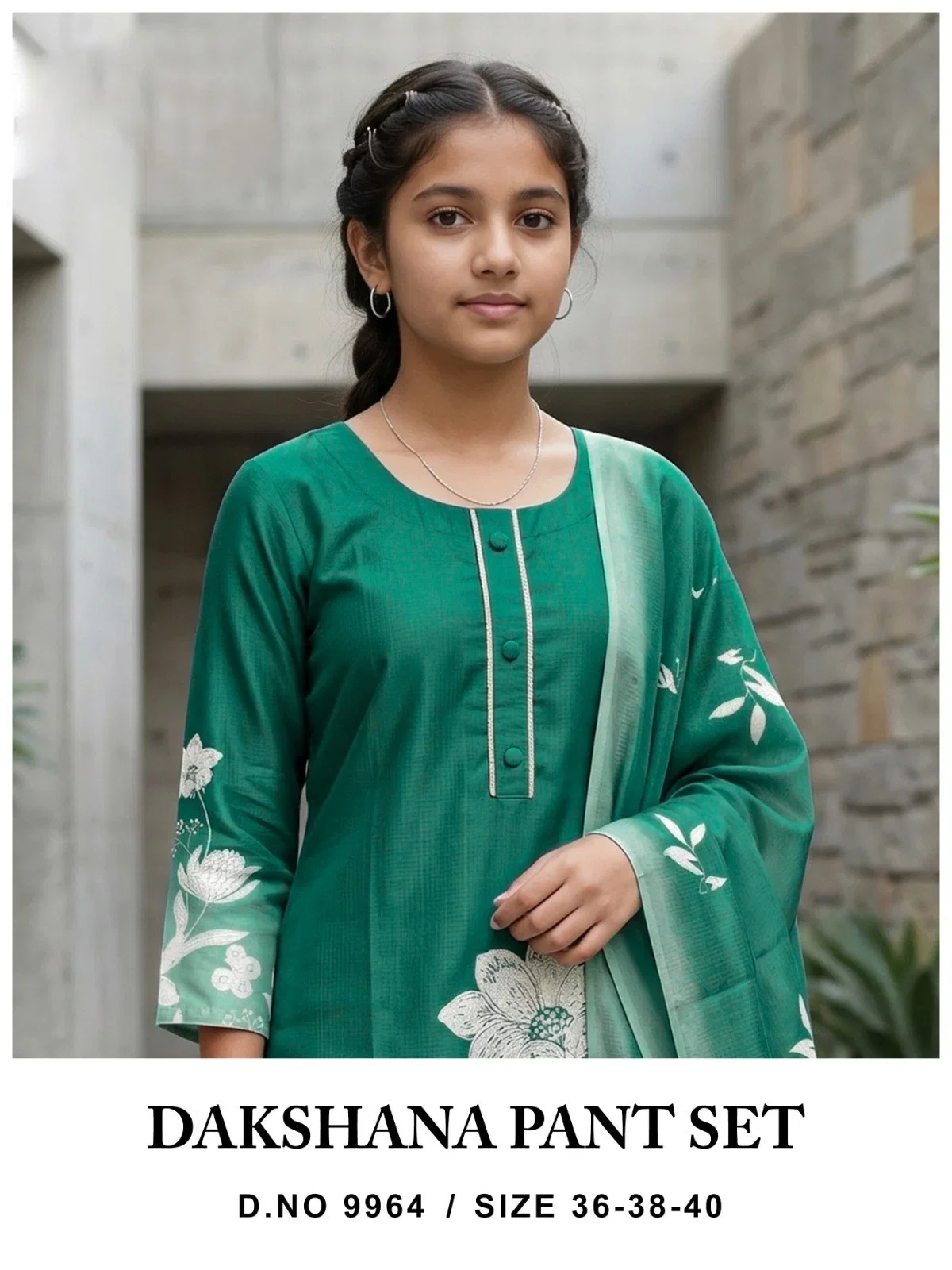 Dakshana 9964 Berlin Digital Printed Kurti With Bottom Dupatta