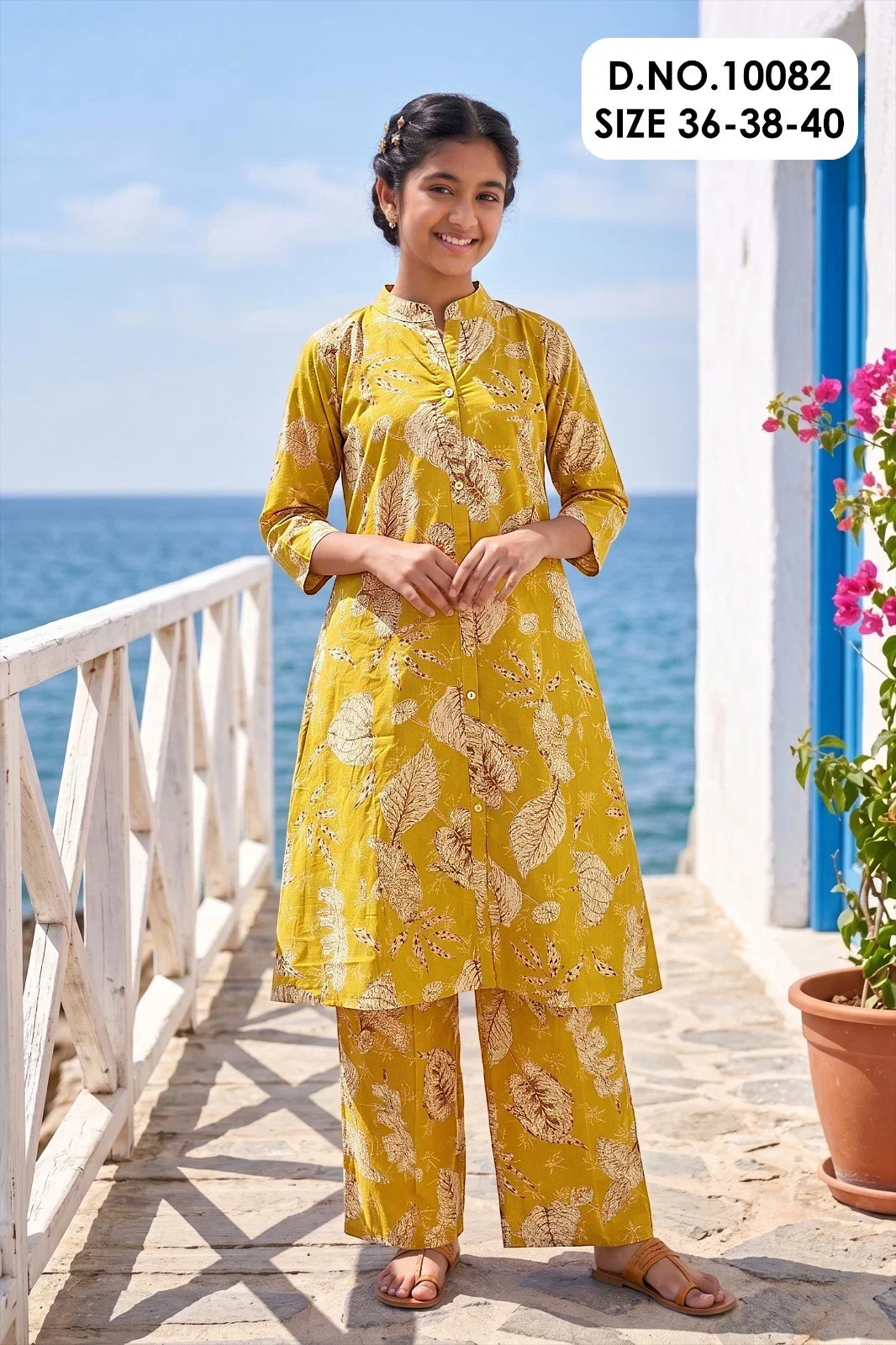 Mablaa 10081 And 82 Rayon Printed Fancy Co Ord Set
