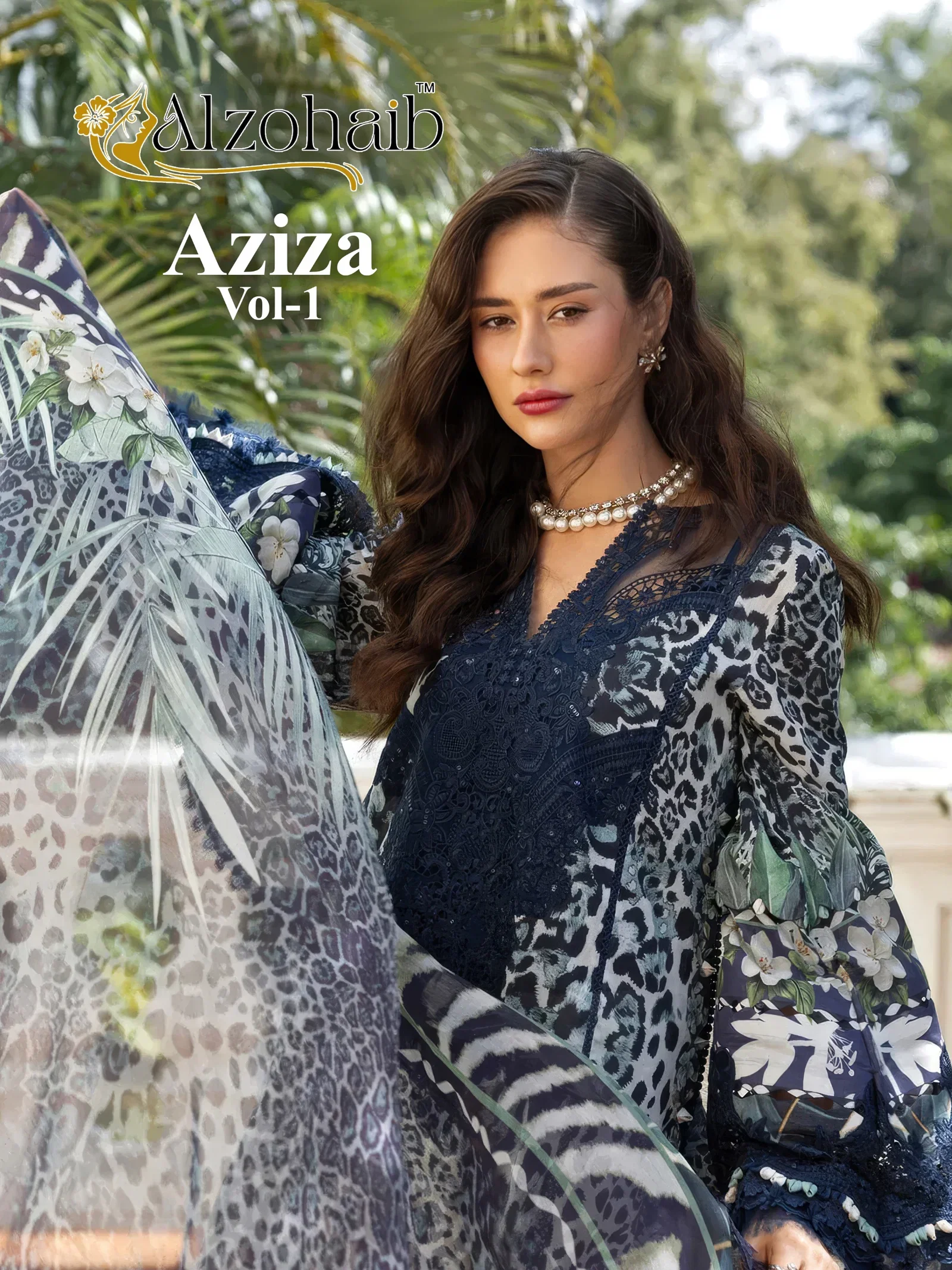 Alzohaib Az 1543 To 1546 Cotton Dupatta Cotton Patch Work Salwar Kameez