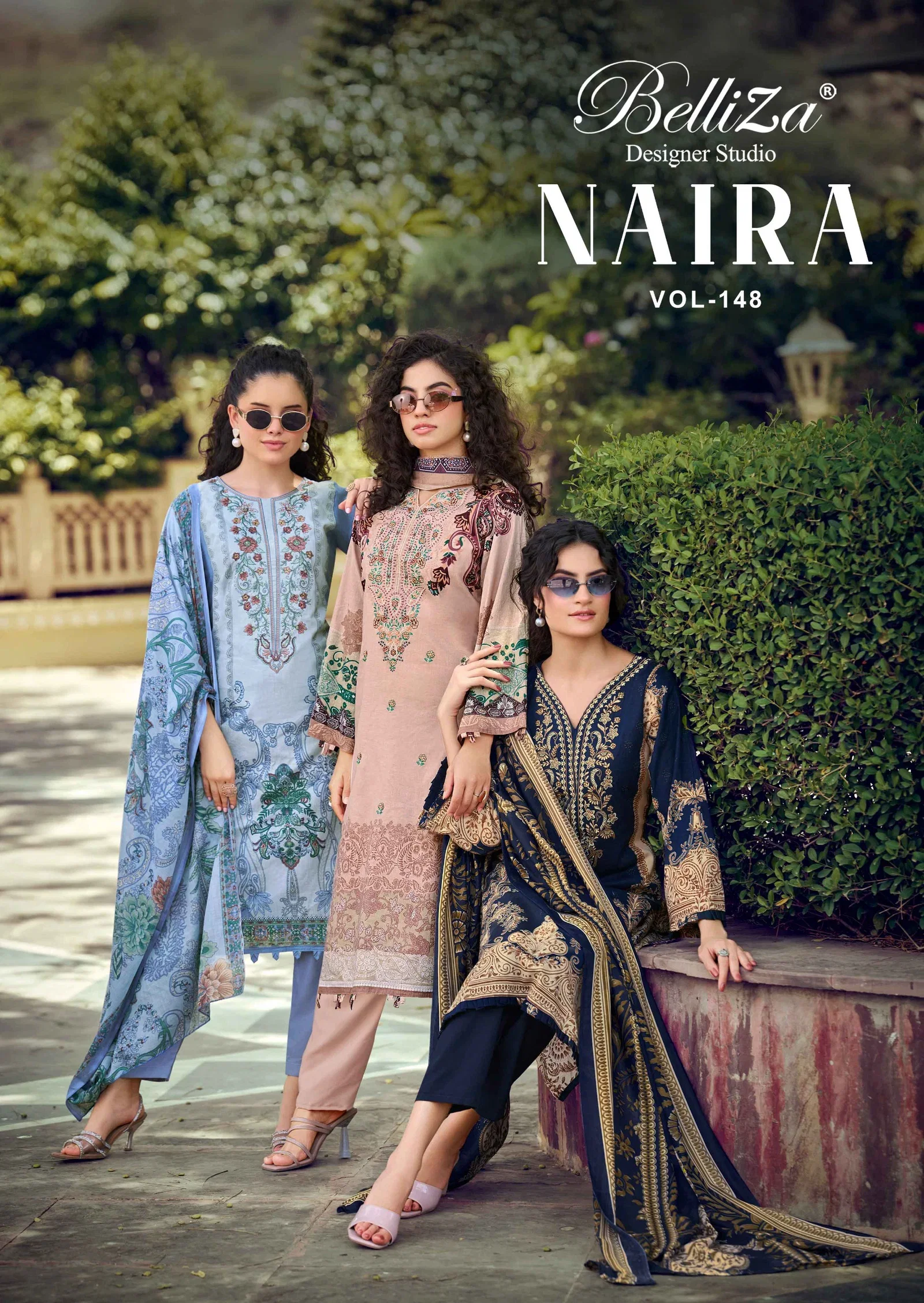 Belliza Naira Vol 148 Cotton Digital Printed Dress Material
