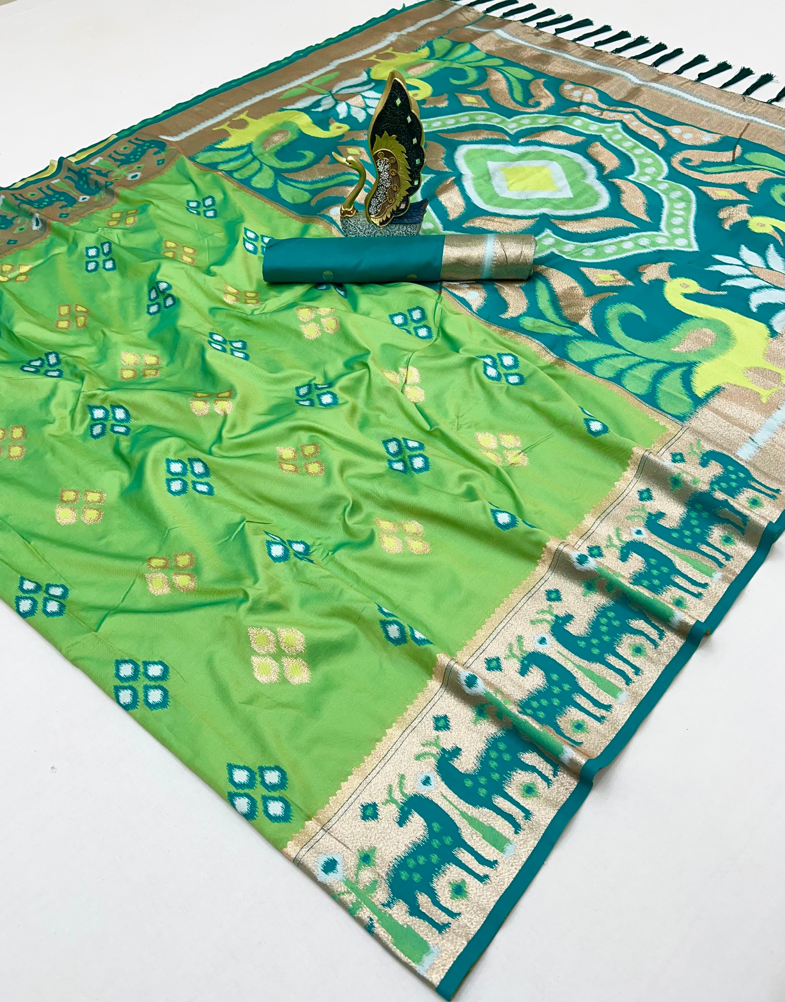 Lekha MN Dear Silk Patola Design All Over Saree
