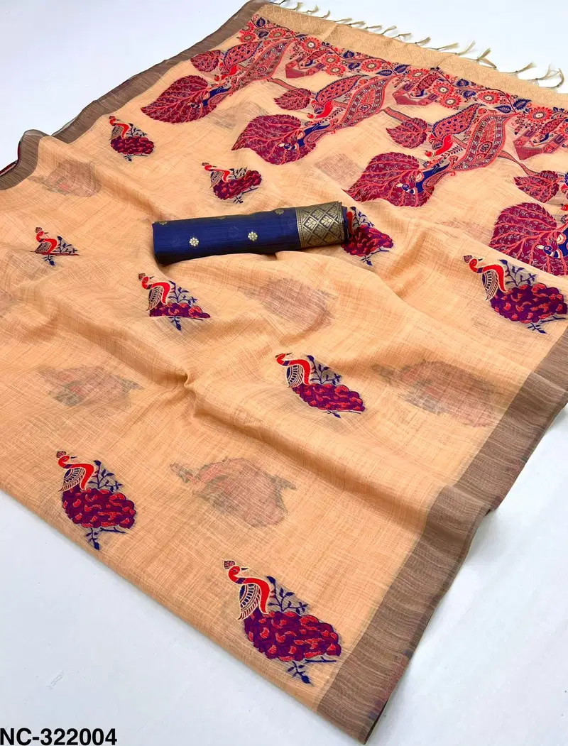 Rajyog Nakshtra 1081 To 86 Cotton Jamdani Weaving Saree
