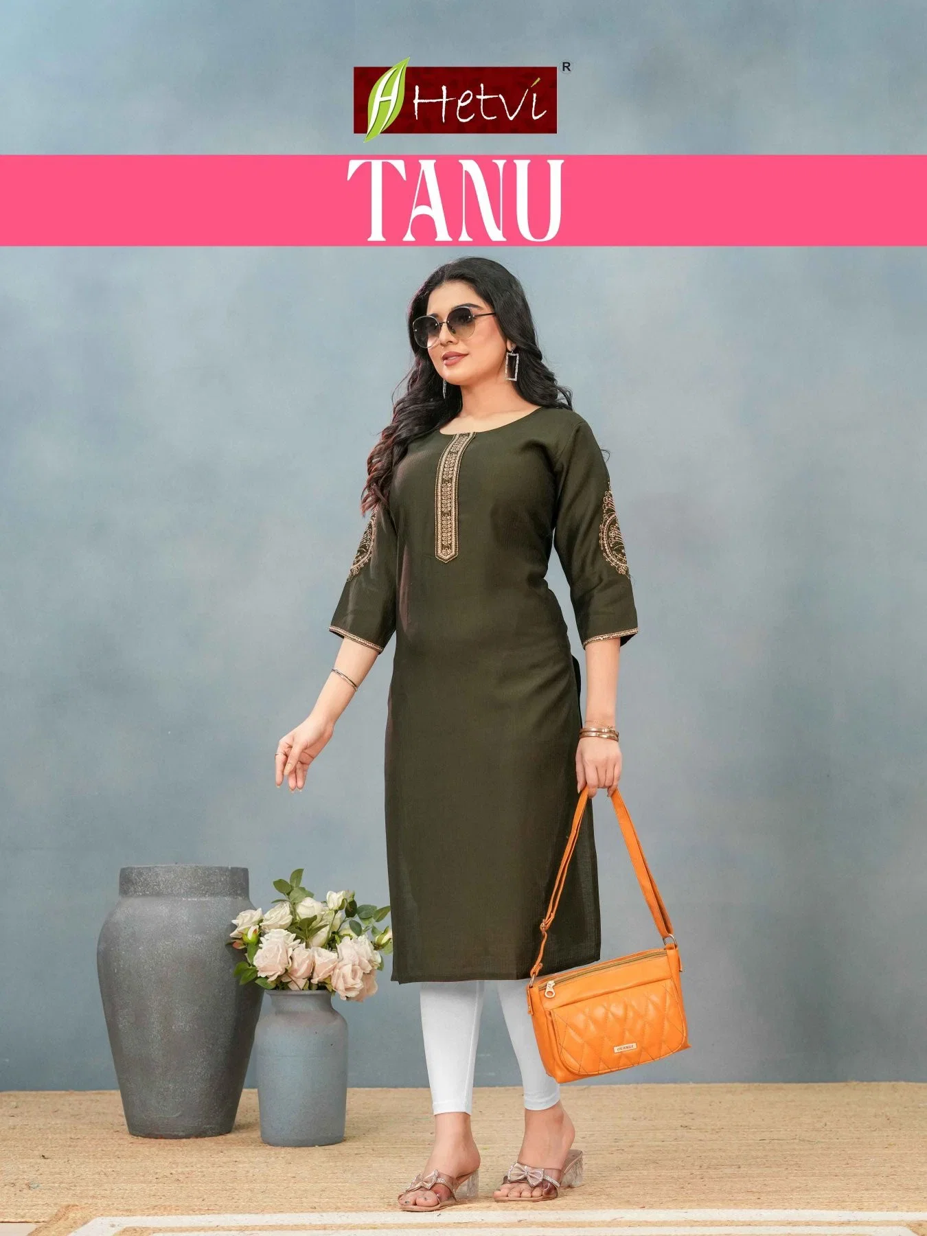 Hetvi Tanu Berlin Embroidered Fancy Kurti Collection