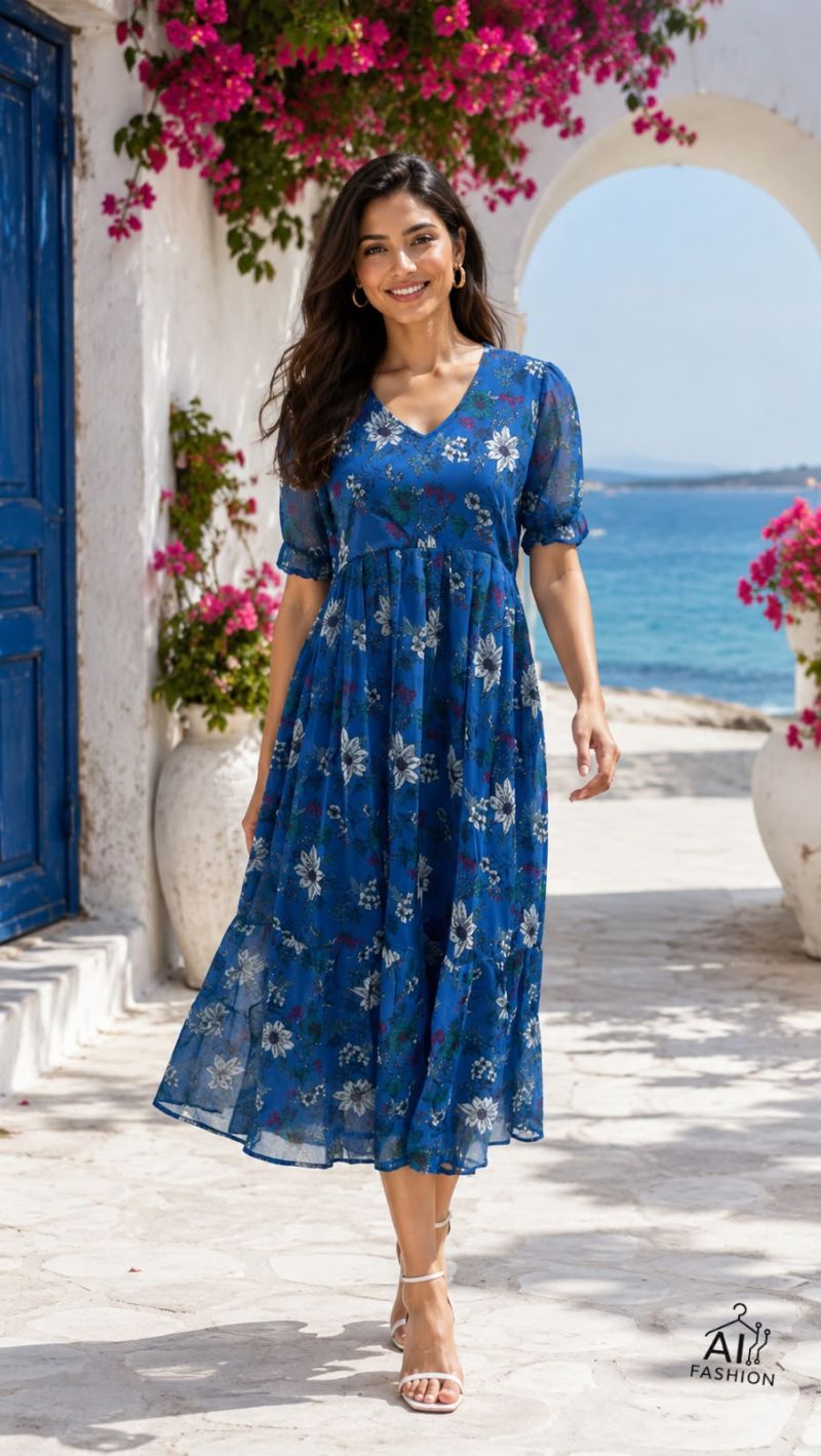 Breeze Vol 1 Georgette Printed Maxi One Piece Collection