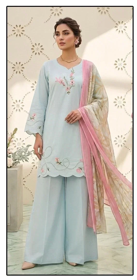 Hoor Tex 863 A To D Cotton Embroidered Salwar Kameez Collection