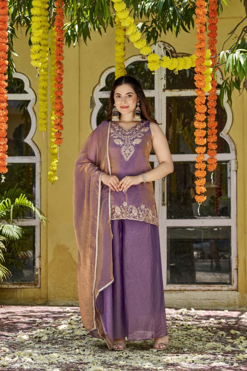 Aparna Vol 1 Fendy Silk Embroidery Top Bottom With Dupatta Collection
